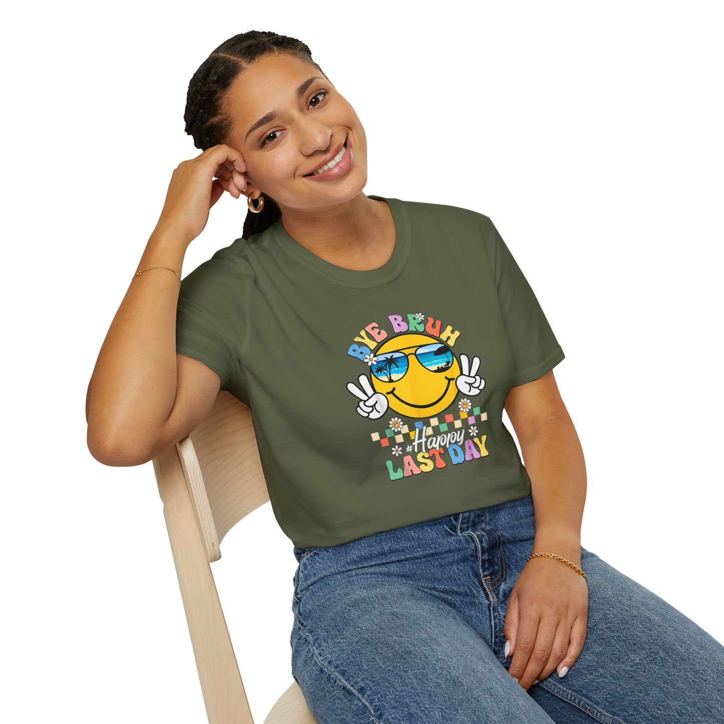 Groovy Adult Last Day T-Shirt — Funny Goodbye Workfare Tee