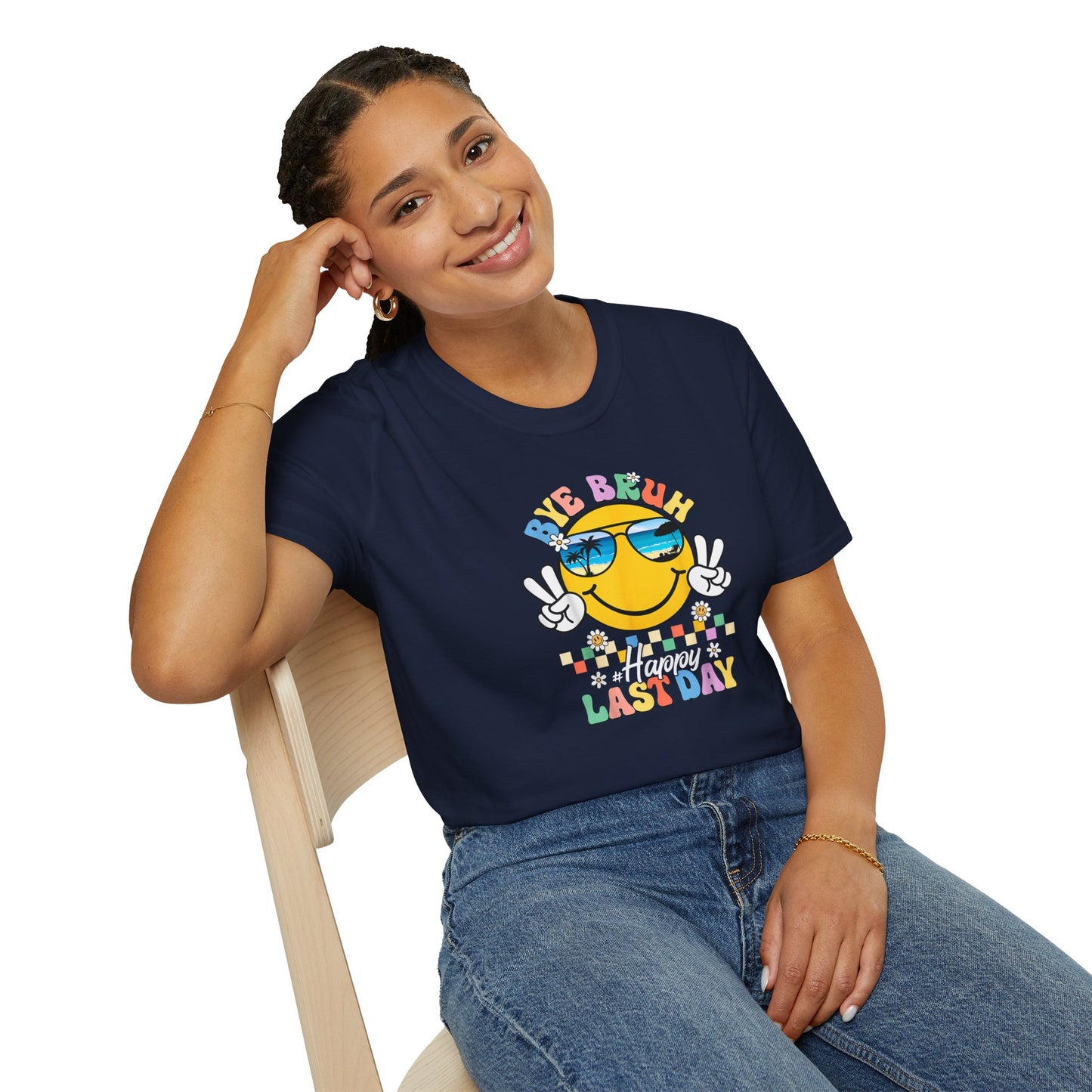 Groovy Adult Last Day T-Shirt — Funny Goodbye Workfare Tee