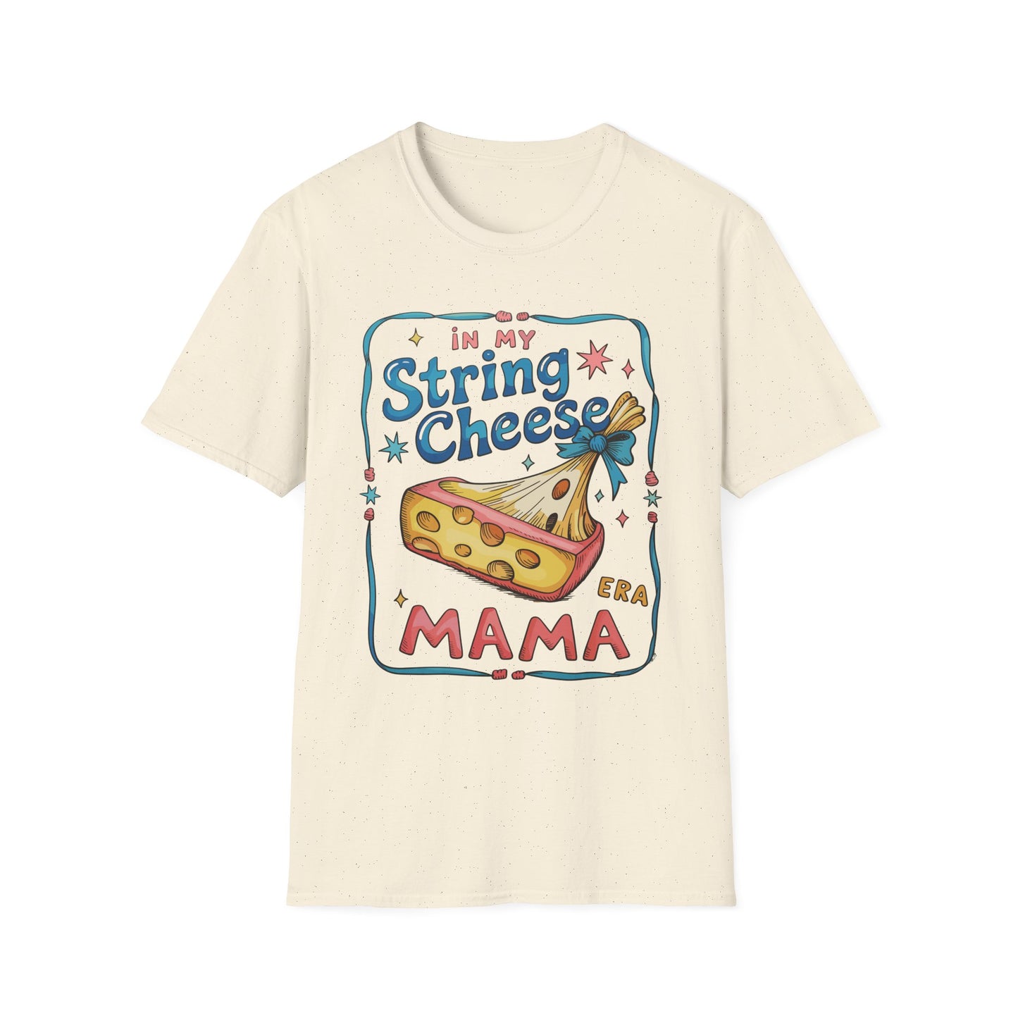 String Cheese Mama T-Shirt – Vintage Cheese Lover Mom Tee