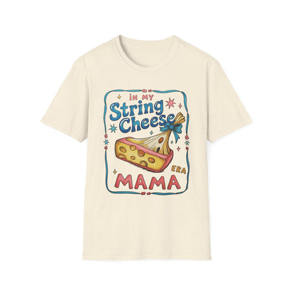 String Cheese Mama T-Shirt – Vintage Cheese Lover Mom Tee