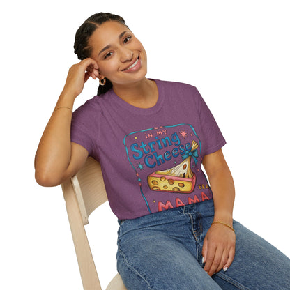 String Cheese Mama T-Shirt – Vintage Cheese Lover Mom Tee