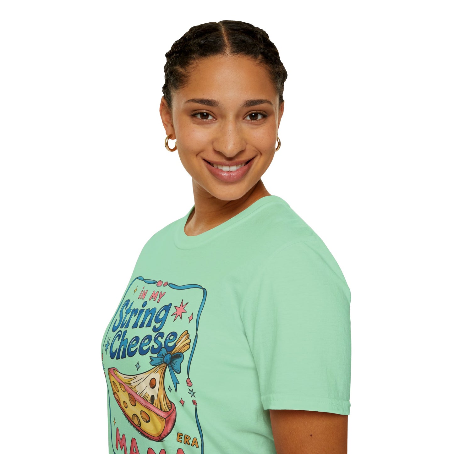 String Cheese Mama T-Shirt – Vintage Cheese Lover Mom Tee