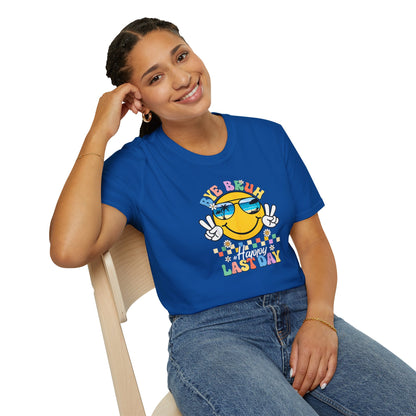 Groovy Adult Last Day T-Shirt — Funny Goodbye Workfare Tee