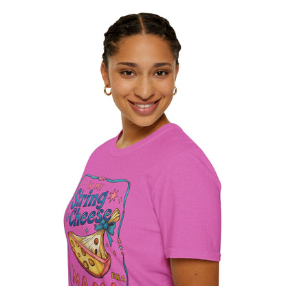 String Cheese Mama T-Shirt – Vintage Cheese Lover Mom Tee