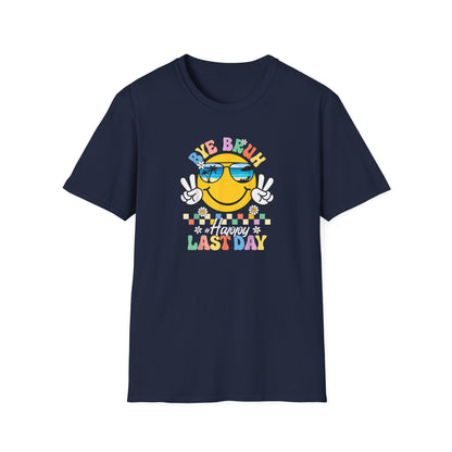 Groovy Adult Last Day T-Shirt — Funny Goodbye Workfare Tee