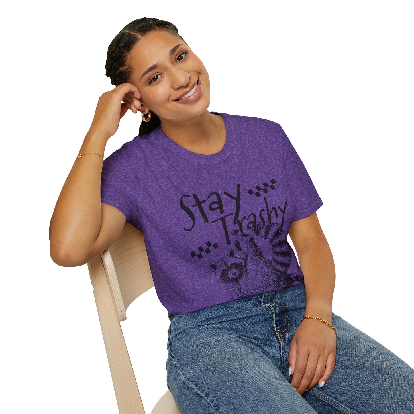 Stay Trashy Raccoon T-Shirt — Vintage Cute Trash Panda Graphic Tee