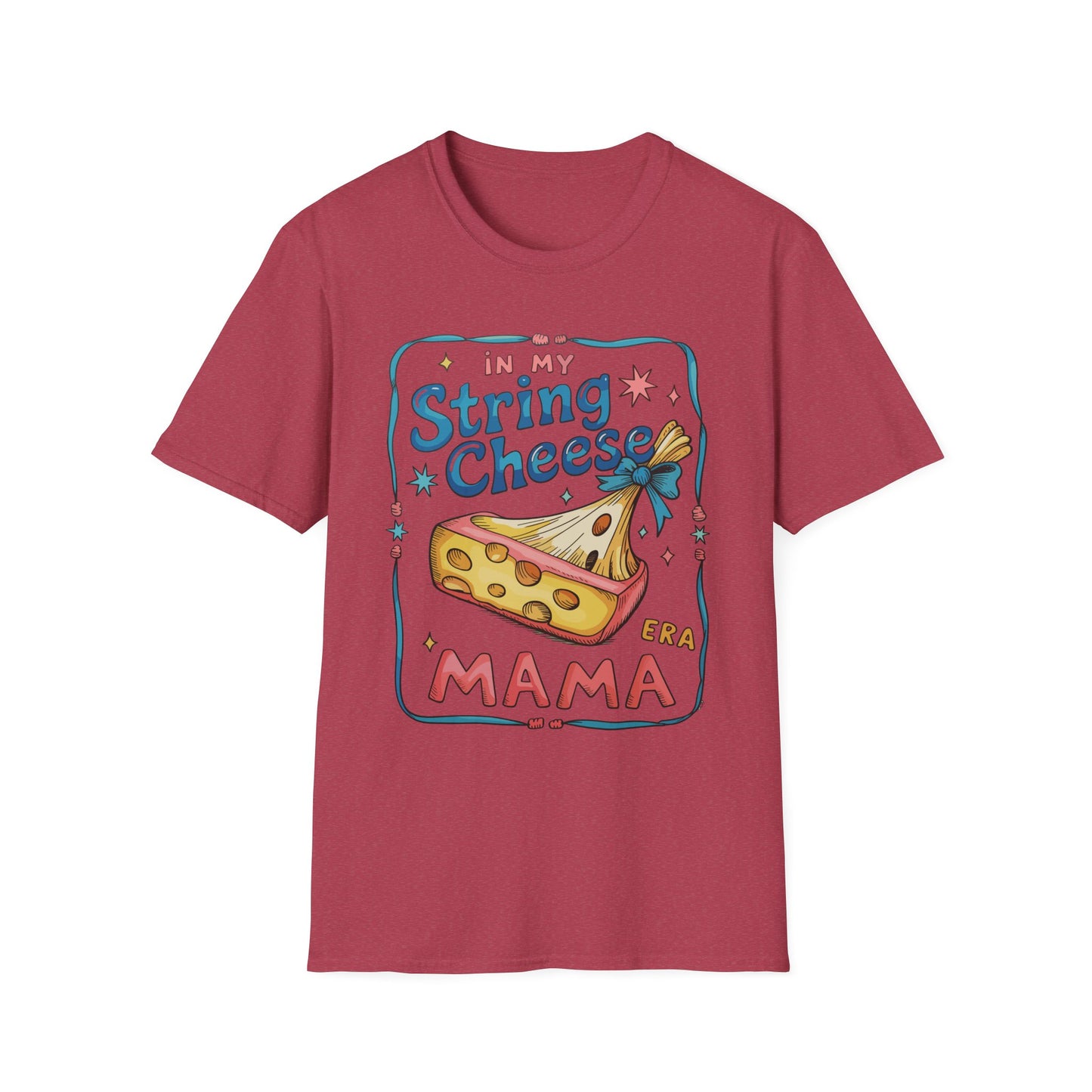 String Cheese Mama T-Shirt – Vintage Cheese Lover Mom Tee