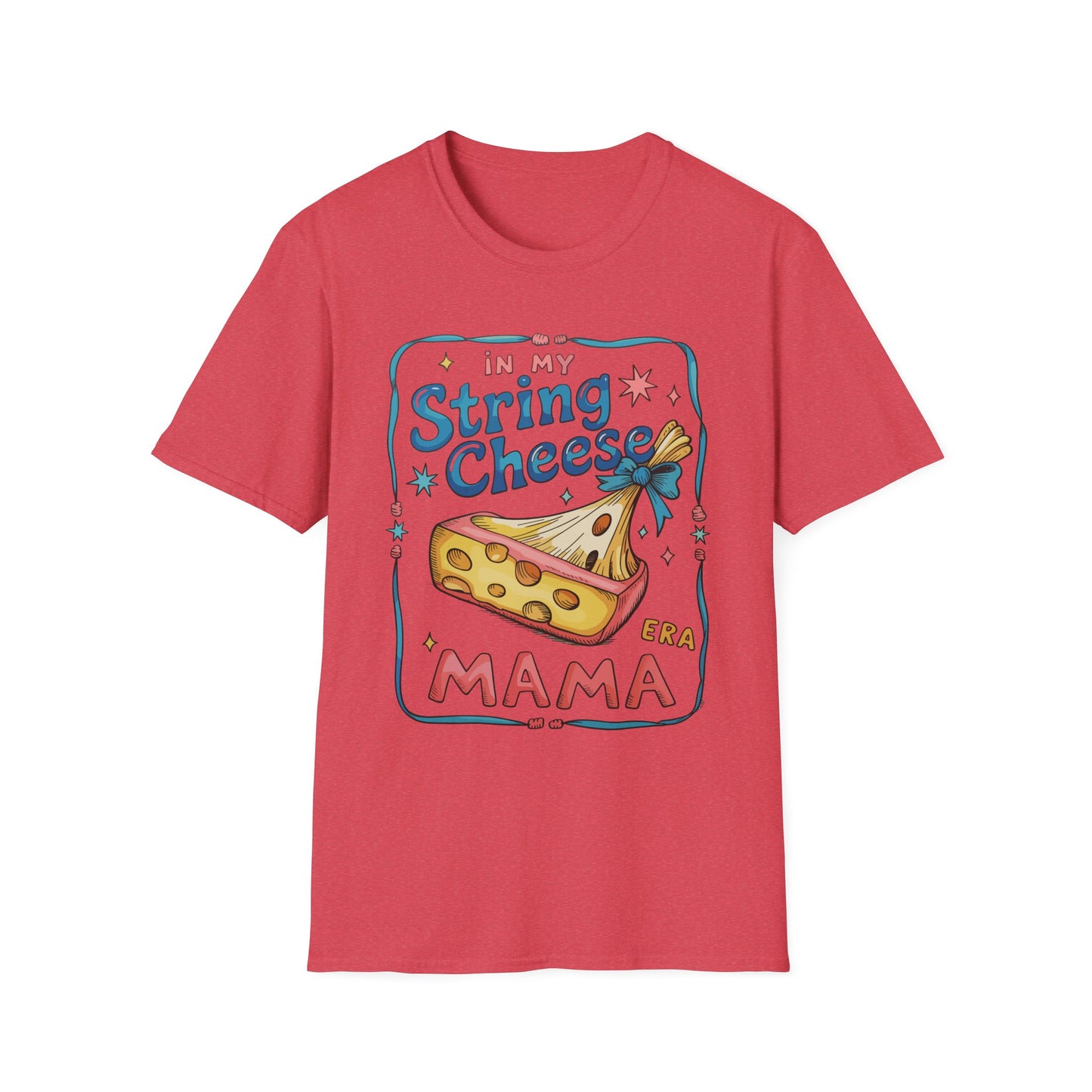 String Cheese Mama T-Shirt – Vintage Cheese Lover Mom Tee