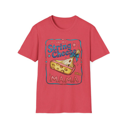 String Cheese Mama T-Shirt – Vintage Cheese Lover Mom Tee