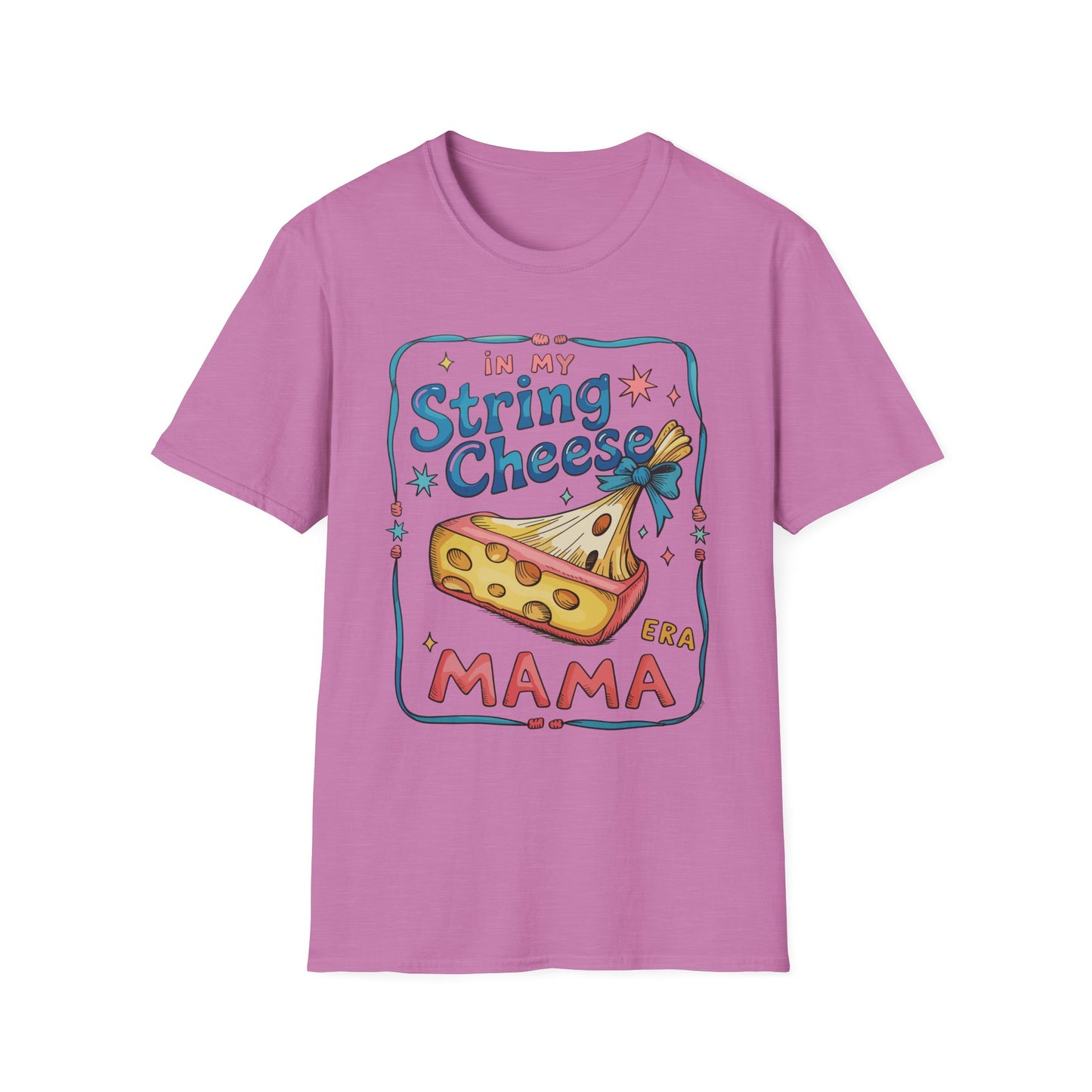 String Cheese Mama T-Shirt – Vintage Cheese Lover Mom Tee