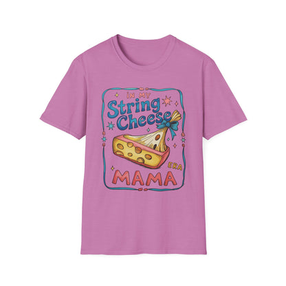 String Cheese Mama T-Shirt – Vintage Cheese Lover Mom Tee