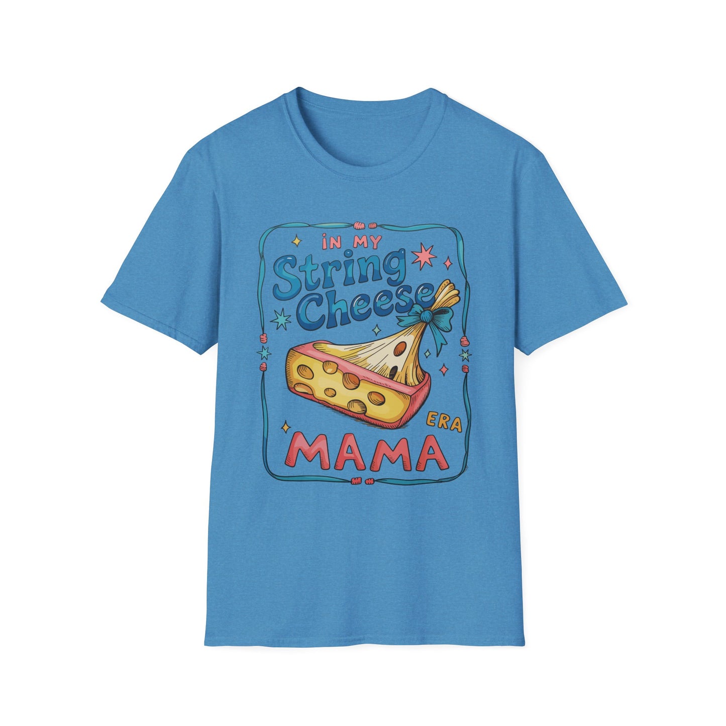 String Cheese Mama T-Shirt – Vintage Cheese Lover Mom Tee