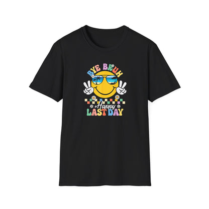 Groovy Adult Last Day T-Shirt — Funny Goodbye Workfare Tee