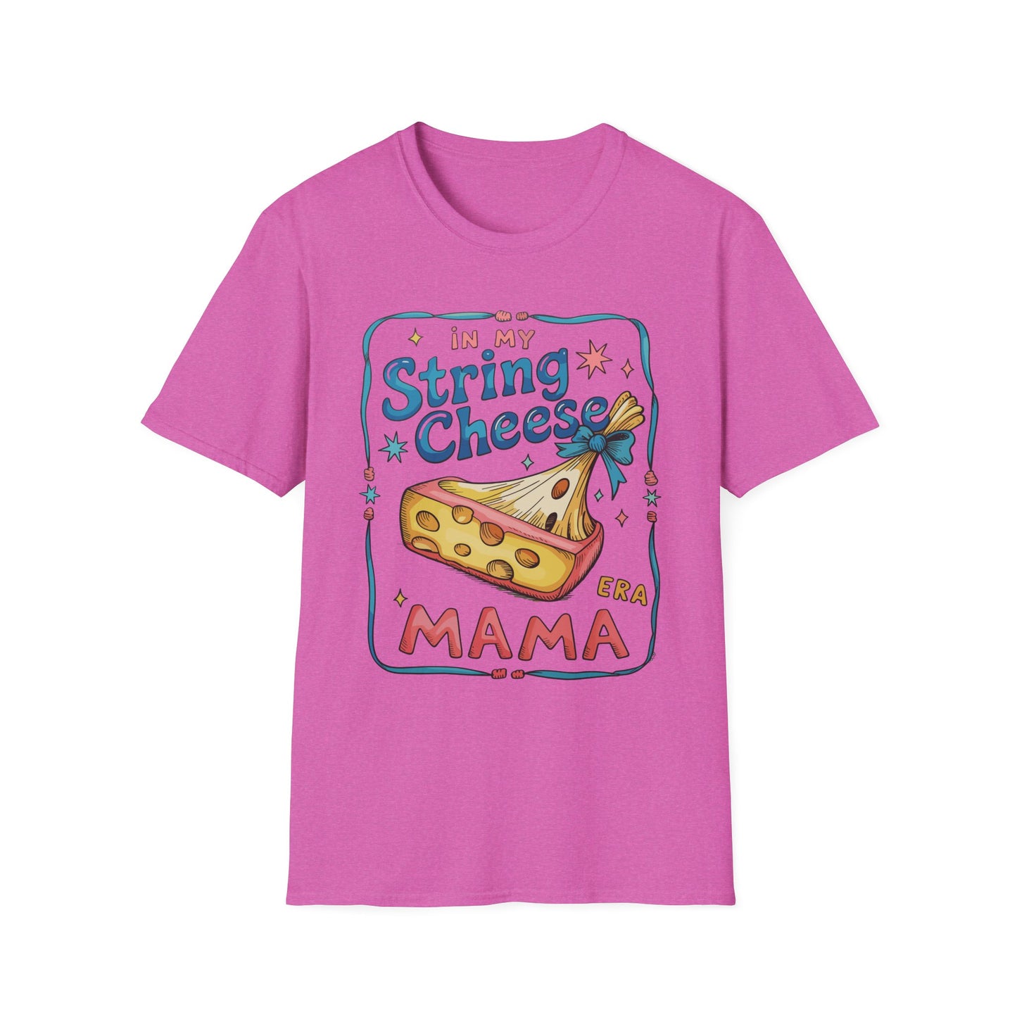 String Cheese Mama T-Shirt – Vintage Cheese Lover Mom Tee