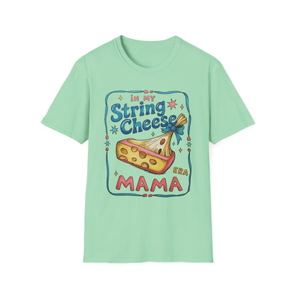 String Cheese Mama T-Shirt – Vintage Cheese Lover Mom Tee