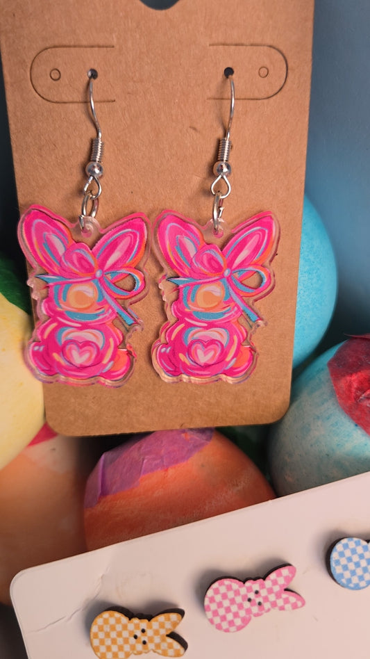 Bunny Acrylic Earrings